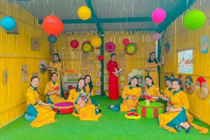 "PHỤ NỮ LÀ ĐỂ YÊU THƯƠNG" TRƯỜNG MẦM NON NAM LA TỔ CHỨC TỌA ĐÀM 8/3